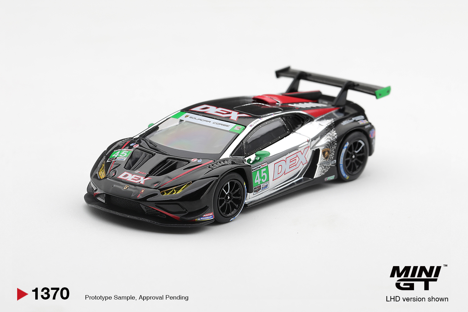 MINI GT Lamborghini Huracán EVO 229 MiniGT Lamborghini Huracán GT3 EVO2 #45 1:64 - Colección